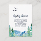 Rocky Mountain Display Douchewandkaart Informatiekaartje (Voorkant)