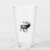 Rocky Mountain Elk Bull Glas (Voorkant)