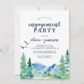 Rocky Mountain Engagement Party Kaart (Voorkant)