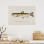 Rocky Mountain-forel  kunst Poster (Keuken)