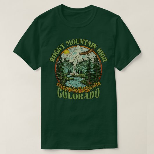 Rocky Mountain High 1972 T-shirt (Design voorkant)