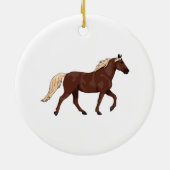 Rocky Mountain Horse Chocolate Keramisch Ornament (Achterkant)