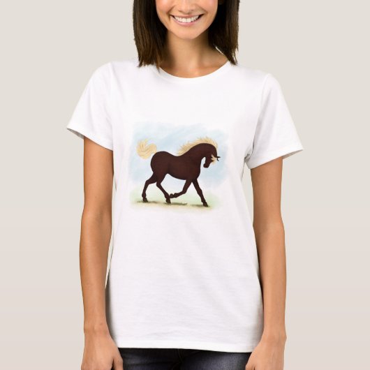 Rocky Mountain Horse Equestrian T-shirt (Voorkant)