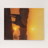 Rocky Mountain Horse in Sunset Legpuzzel (Horizontaal)