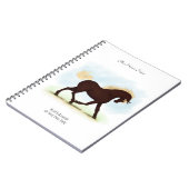 Rocky Mountain Horse Journal personnalisé du propr (Côté gauche)
