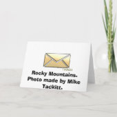 Rocky Mountain Kaart (Achterkant)