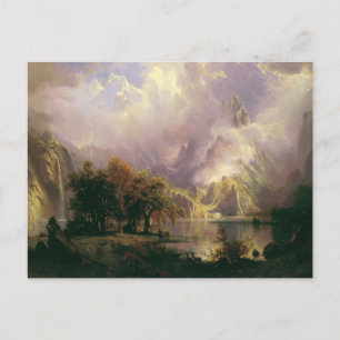 Rocky Mountain Landscape van Albert Bierstadt, 187 Briefkaart