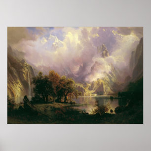 Rocky Mountain Landscape van Albert Bierstadt, 187 Poster