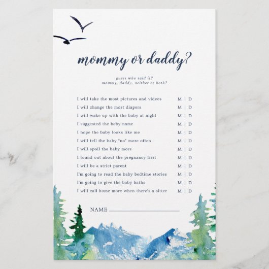 Rocky Mountain mama of papa Game (Voorkant)