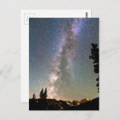 Rocky Mountain Milky Way en Falling Star Briefkaart (Voorkant / Achterkant)