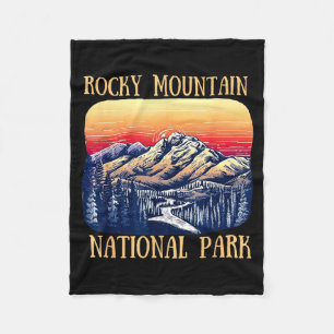 Rocky mountain nationaal park colorado natuur wand fleece deken