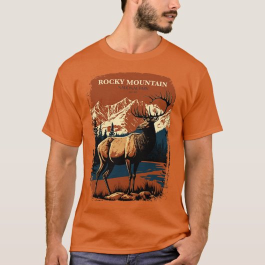 Rocky Mountain National Park 1 T-shirt (Voorkant)