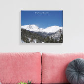 Rocky Mountain National Park 2 mnt canvas print (Insitu (Woonkamer))