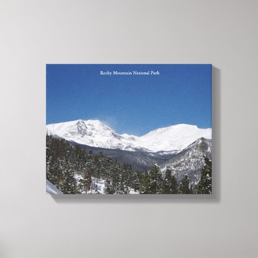 Rocky Mountain National Park 2 mnt canvas print (Voorkant)