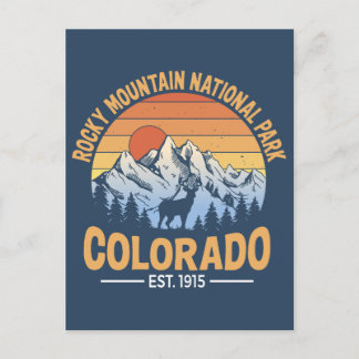 Rocky Mountain National Park Ansichtkaart Colorado Briefkaart