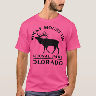 Rocky Mountain National Park Colorado Elk Natuur H T-shirt
