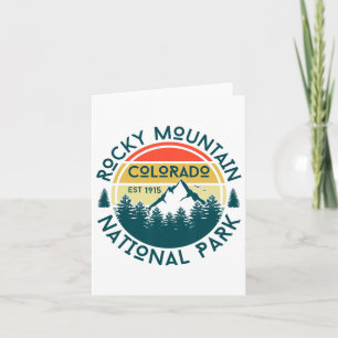 Rocky Mountain National Park Colorado Natuur Wande Kaart