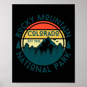 Rocky Mountain National Park Colorado Natuur Wande Poster