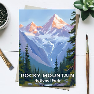 Rocky Mountain National Park Colorado Reis Kunst Briefkaart