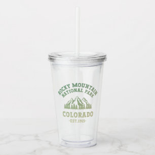 Rocky Mountain National Park Colorado USA Gradient Acryl Drinkbeker