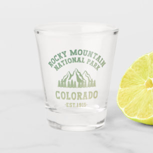Rocky Mountain National Park Colorado USA Gradient Shot Glas