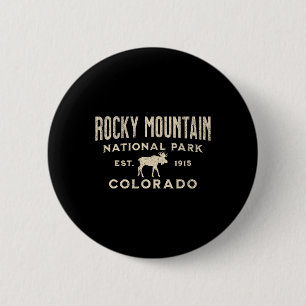 Rocky Mountain National Park Colorado Verenigde St Ronde Button 5,7 Cm