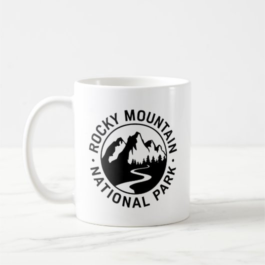 Rocky Mountain National Park Embleem Koffiemok (Links)