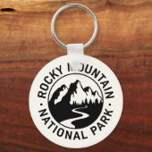Rocky Mountain National Park Embleem Sleutelhanger (Achterkant)