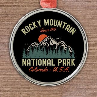 Rocky Mountain National Park Est 1915 Metalen Ornament
