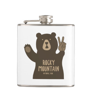 Rocky Mountain National Park Peace Beer Heupfles