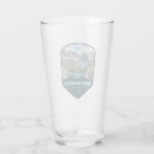 Rocky Mountain National Park Shield Glas (Achterkant)