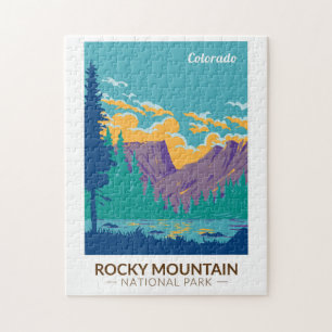 Rocky Mountain National Park Teton Range Reizen Legpuzzel