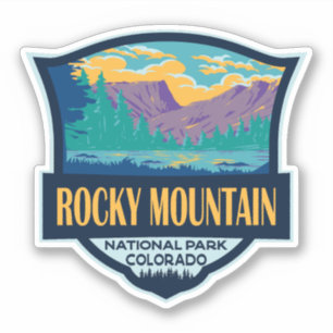 Rocky Mountain National Park Teton Range Reizen Sticker