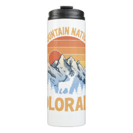 Rocky Mountain National Park Tumbler Travel Thermosbeker