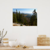 Rocky Mountain Overlook in de vroege Herfst Poster (Keuken)