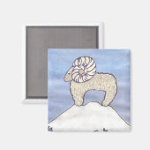 Rocky Mountain Ram Magneet (Voorkant / Achterkant)