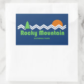 Rocky Mountain Rechthoekige Sticker (Tas)