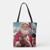 Rocky Mountain Santa en zijn paard Draagtas (Achterkant)