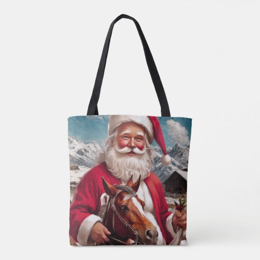 Rocky Mountain Santa en zijn paard Draagtas (Achterkant)