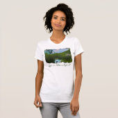 Rocky Mountain Scene met Wildlife Shirt (Voorkant volledig)