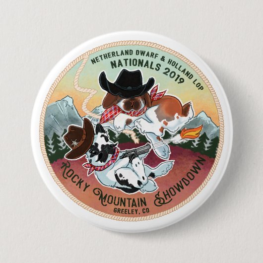 Rocky Mountain Showdown - Logo Button (Voorkant)