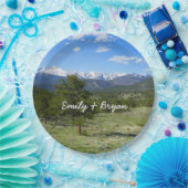 Rocky Mountain Uitzicht Papieren Bordje (Feest)