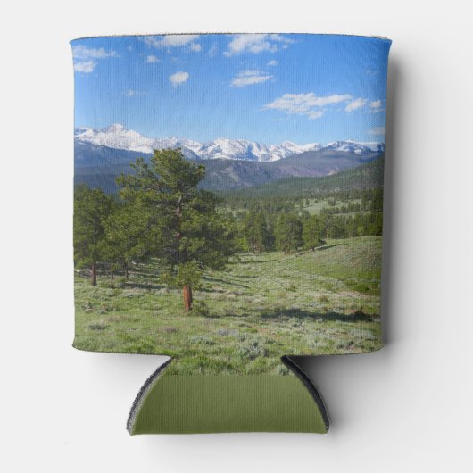 Rocky Mountain Uitzicht Schilderachtig Landschap Blikjeskoeler (Voorkant)