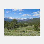 Rocky Mountain Uitzicht Schilderachtig Landschap Deurmat (Voorkant)