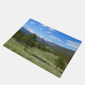 Rocky Mountain Uitzicht Schilderachtig Landschap Deurmat (Schuin)