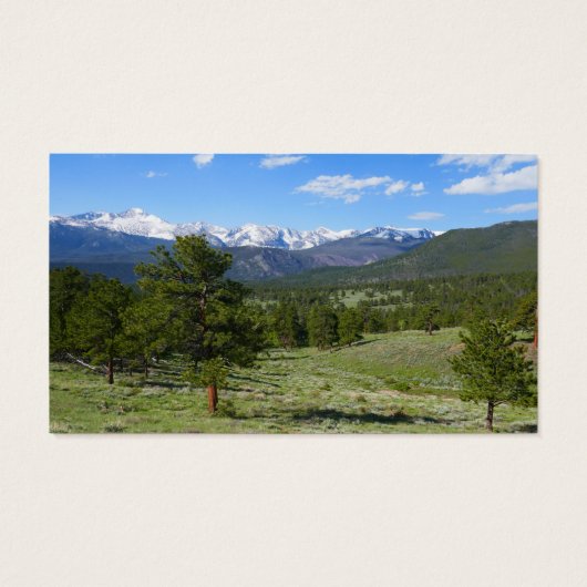 Rocky Mountain View Paysage Pittoresque (Dos)