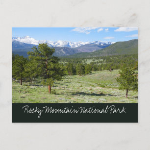 Rocky Mountain View Schitterend Landschap Briefkaart