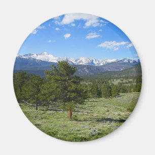 Rocky Mountain View Schitterend Landschap Magneet