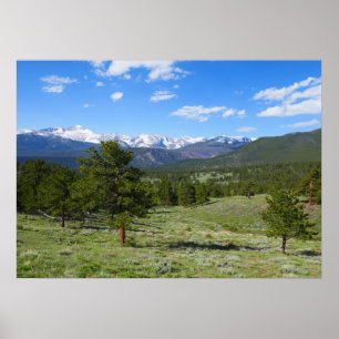 Rocky Mountain View Schitterend Landschap Poster