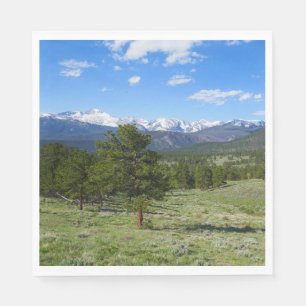 Rocky Mountain View Schitterend Landschap Servet